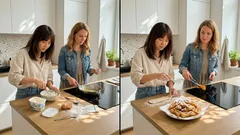 Tvarohové mašličky na pánvi: rychlá sladkost a jeden jednoduchý fígl