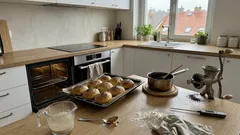 Voňavé kynuté makové bochánky bez vajec a mléka: pár triků pro lepší náplň i kynutí