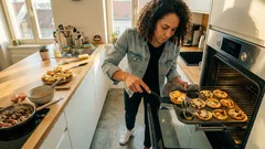 Palačinky do formy na muffiny: křupavé slané košíčky, které zachrání snídani pro víc lidí